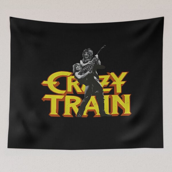 Item preview, ozzy osbourne crazy train vintage rock designed and sold by YvonPlante.