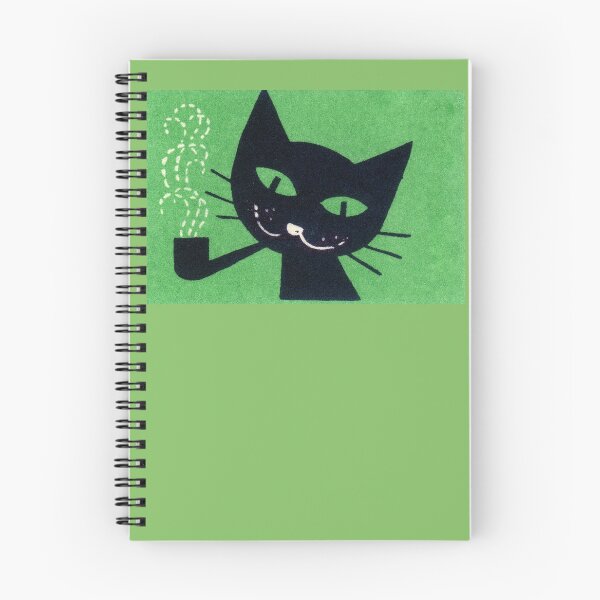 Item preview, Pipe-Smoking Cat Matchbox designed and sold by mamiespaw.