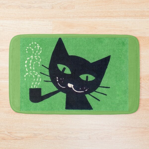 Item preview, Pipe-Smoking Cat Matchbox designed and sold by mamiespaw.
