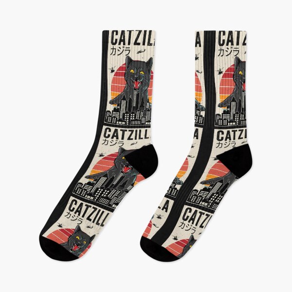 Item preview,  Japanese Catzilla Retro Anime Cat designed and sold by cawtoon.