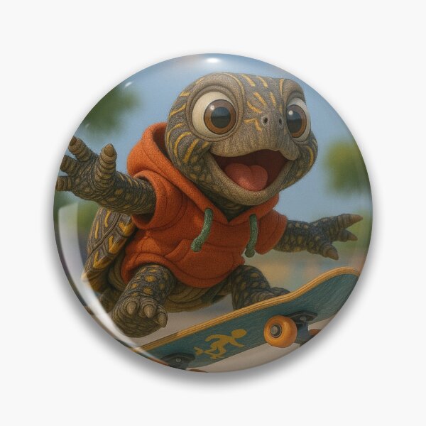 Item preview, Skater Ornate Box Turtle designed and sold by Sillytoe.