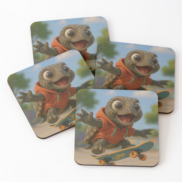 Item preview, Skater Ornate Box Turtle designed and sold by Sillytoe.