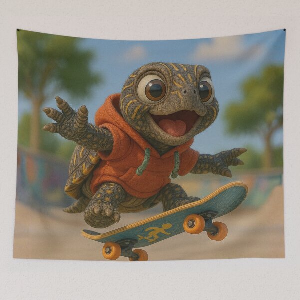 Item preview, Skater Ornate Box Turtle designed and sold by Sillytoe.
