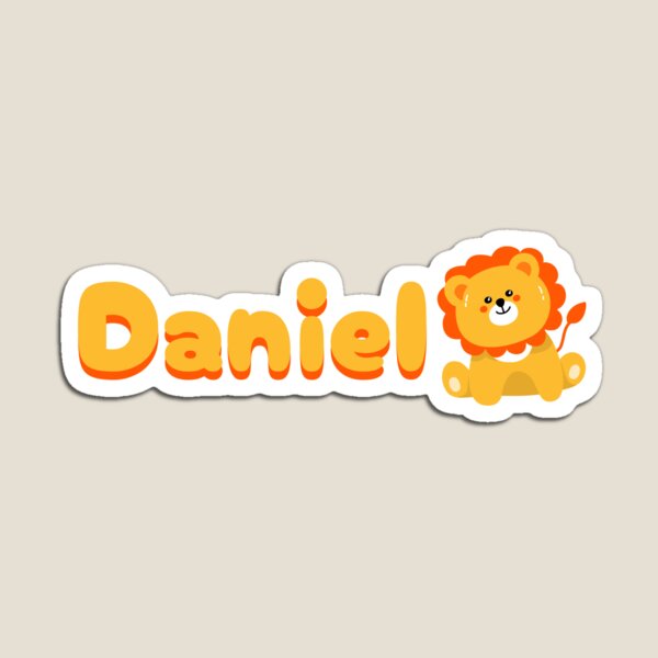 Item preview, Daniel (Lion) Name Sticker designed and sold by pikes84.