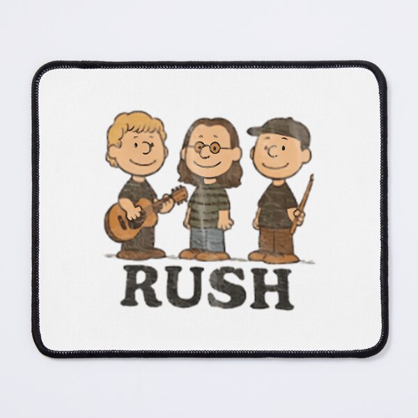 Item preview, rush band peanuts style vintage rock band cartoon rush fan girl designed and sold by YvonPlante.