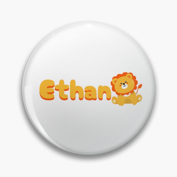 Item preview, Ethan (Lion) Name Sticker designed and sold by pikes84.