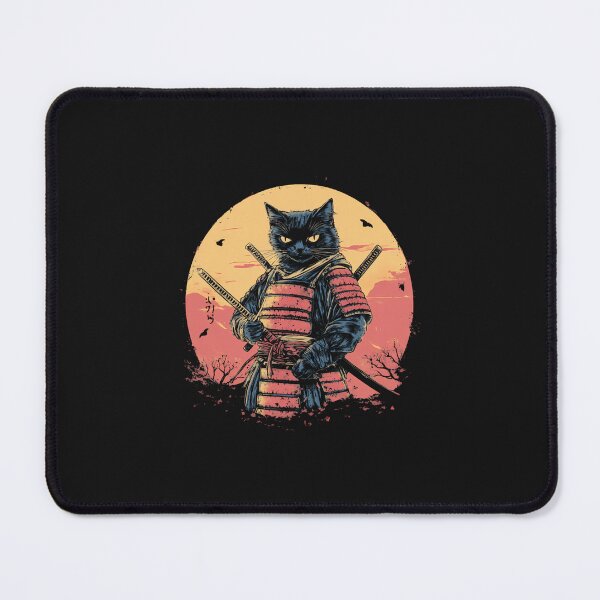Item preview, Samurai Cat Retro Vintage Tee Warrior Japanese Art Ukiyo-E designed and sold by cawtoon.