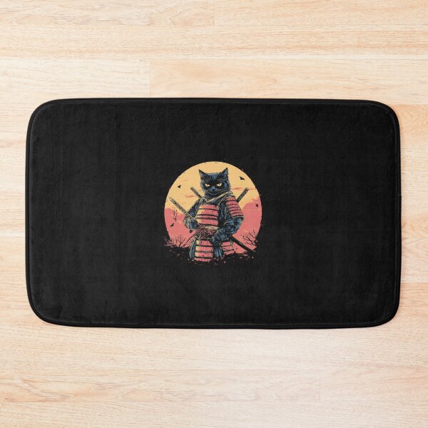 Item preview, Samurai Cat Retro Vintage Tee Warrior Japanese Art Ukiyo-E designed and sold by cawtoon.