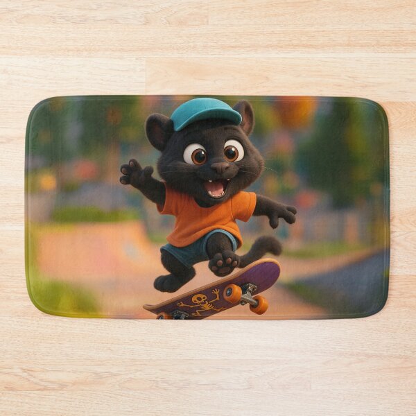 Item preview, Skater Panther designed and sold by Sillytoe.