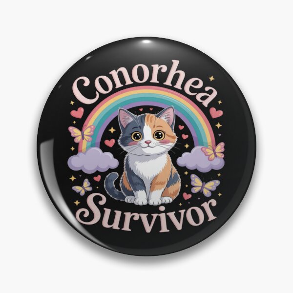 Item preview, Gonorrhea Survivor Funny Cat  designed and sold by Vastingan.
