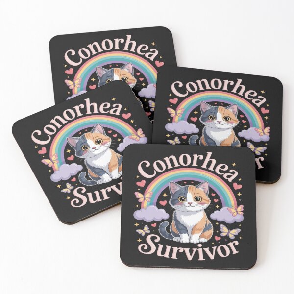 Item preview, Gonorrhea Survivor Funny Cat  designed and sold by Vastingan.