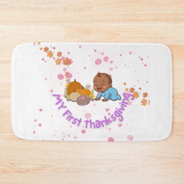 Item preview, Baby’s First Thanksgiving – Cute Fall Pumpkin Design designed and sold by StroQua.