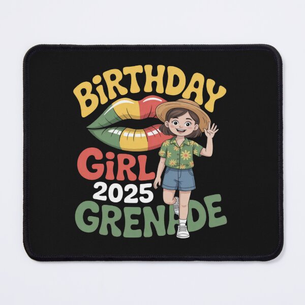 Item preview, Grenada Lips Birthday Girl 2025 Island Vacation Celebration designed and sold by Vastingan.
