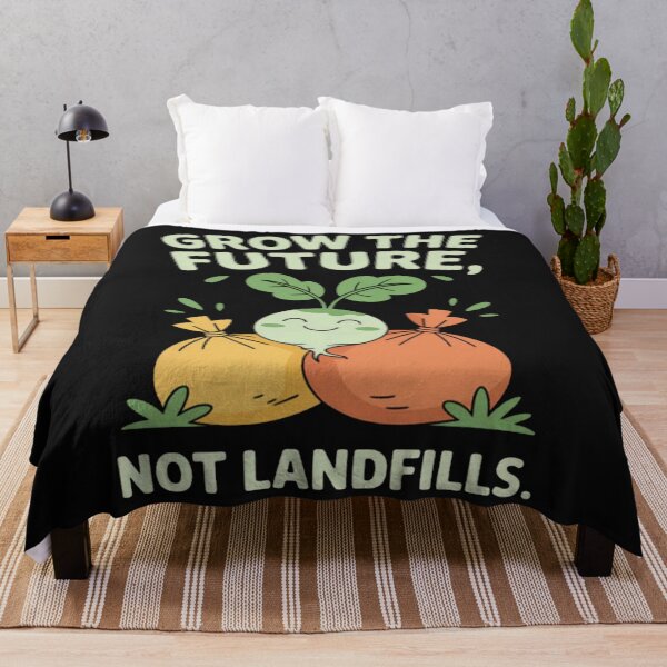 Item preview, Grow the Future Not Landfills Eco-Friendly designed and sold by Vastingan.