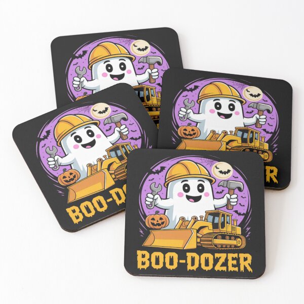 Item preview, Halloween Bulldozer Construction Truck Ghost Boo-Dozer designed and sold by Vastingan.