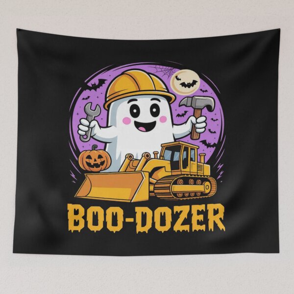 Item preview, Halloween Bulldozer Construction Truck Ghost Boo-Dozer designed and sold by Vastingan.