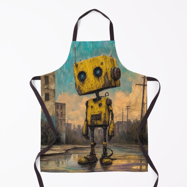 Item preview, Robot amarillo solitario designed and sold by JPugliese.