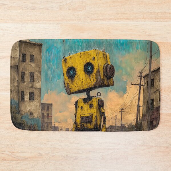 Item preview, Robot amarillo solitario designed and sold by JPugliese.