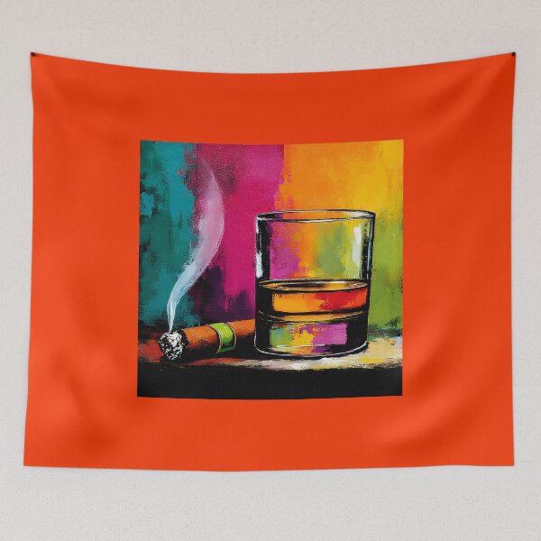 Item preview, Golden Reflections of Whiskey and Smoke – A Study in Warmth and Refinement designed and sold by OlfactoART Studio.
