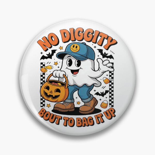 Item preview, Halloween Ghost No Diggity Bout to Bag it Up  designed and sold by Vastingan.