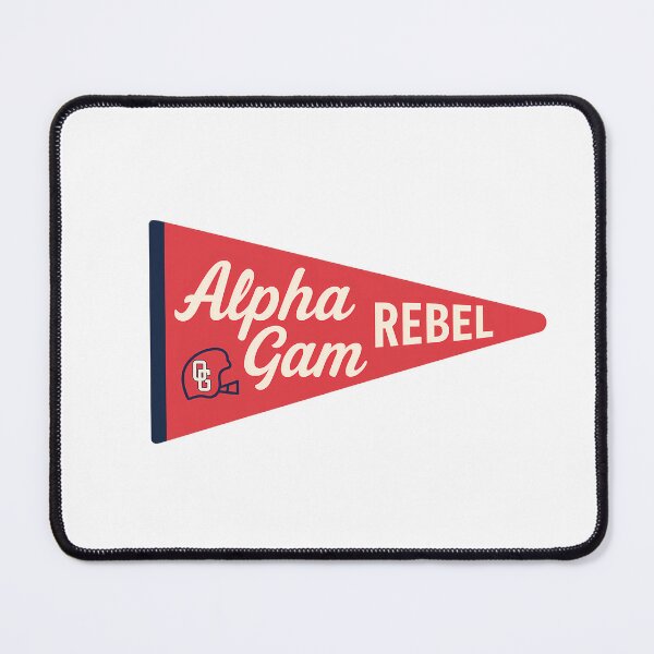 Item preview, Alpha Gam Rebel – Pennant Flag Sorority designed and sold by summer-loving.
