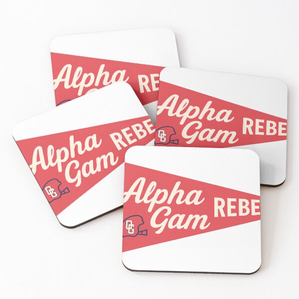 Item preview, Alpha Gam Rebel – Pennant Flag Sorority designed and sold by summer-loving.