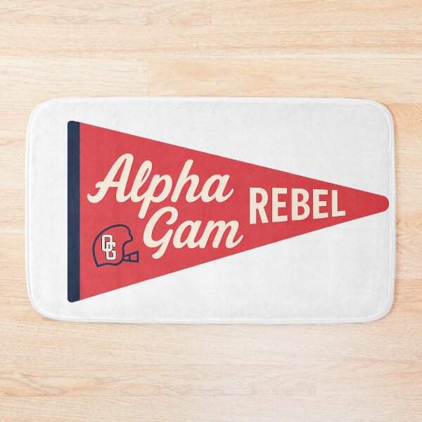 Item preview, Alpha Gam Rebel – Pennant Flag Sorority designed and sold by summer-loving.