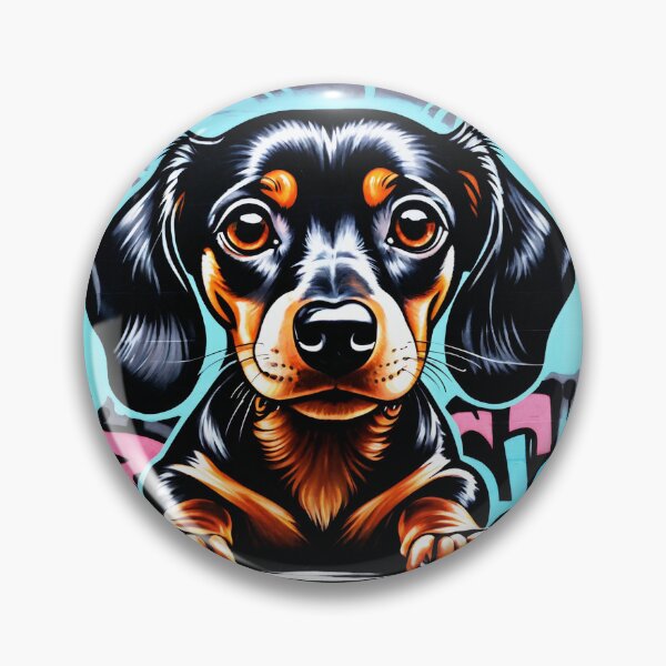 Item preview, Dachshund Graffiti Art designed and sold by Krystals-Art.