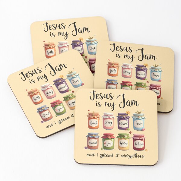 Item preview, Jesus Is My Jam and I Spread It Everywhere, Faith Shirt, Christian Apparel designed and sold by Hope & Light Designs.