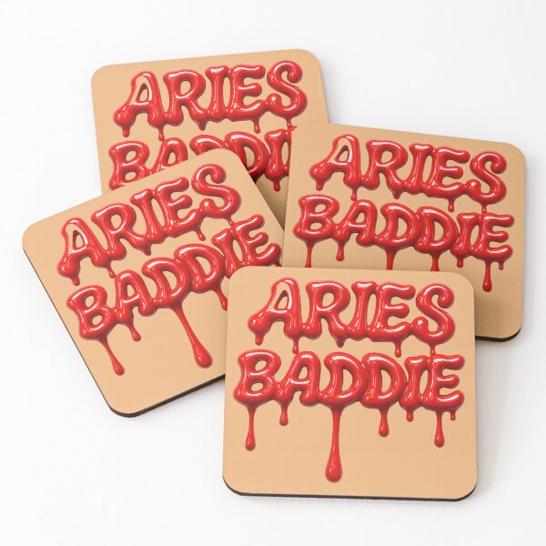Item preview, Glossy Red & White Drip Baddie – Liquid Luxe Aries Energy designed and sold by Embrace Tall.