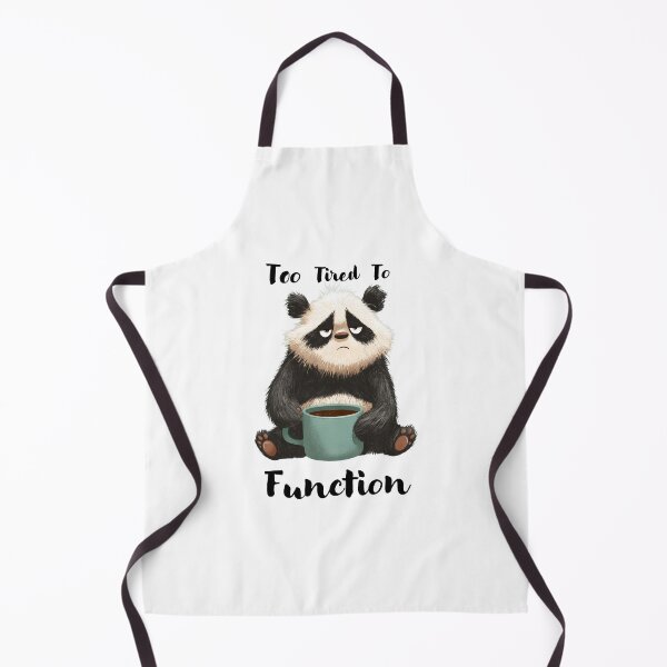 Item preview, Tired Panda with Coffee designed and sold by EastEndTownie.