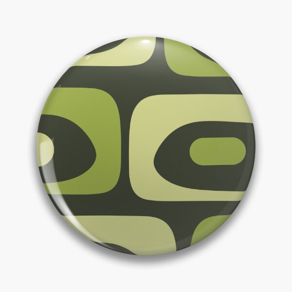 Item preview, Mid Century Modern Abstract Minimalist Piquet Pattern in Retro Chartreuse Green Tones designed and sold by kierkegaard.