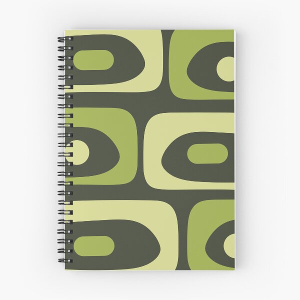 Item preview, Mid Century Modern Abstract Minimalist Piquet Pattern in Retro Chartreuse Green Tones designed and sold by kierkegaard.