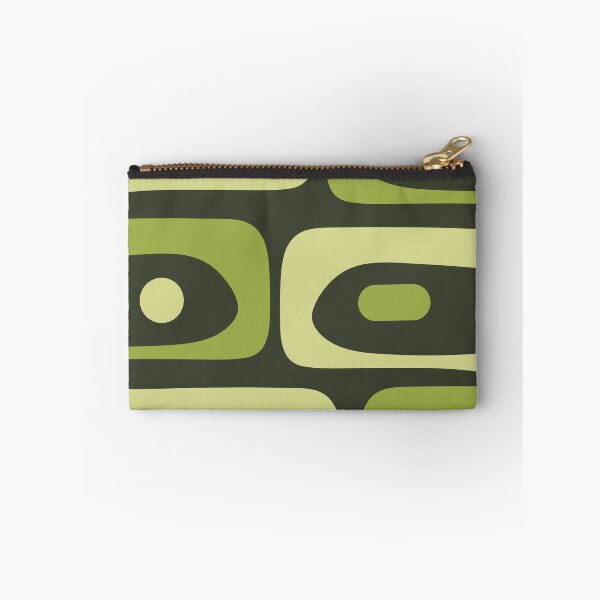 Item preview, Mid Century Modern Abstract Minimalist Piquet Pattern in Retro Chartreuse Green Tones designed and sold by kierkegaard.