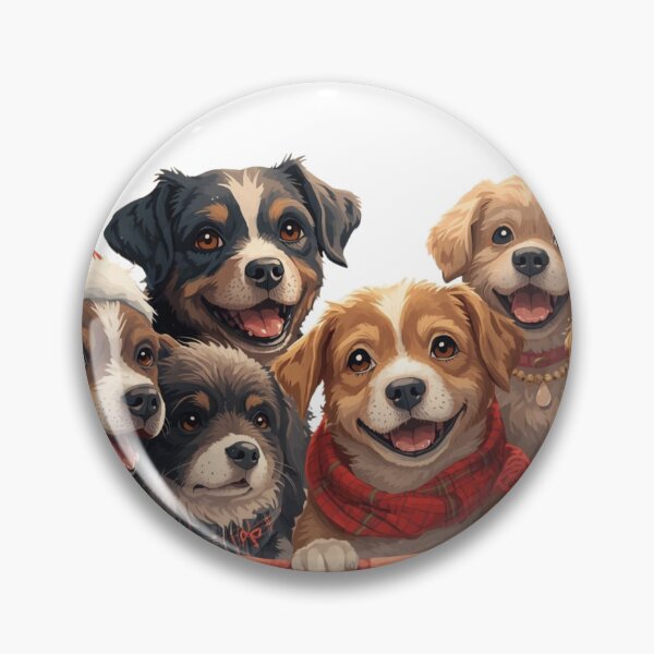 Item preview, Merry Christmas from all of us - dogs  designed and sold by Vivid Creations by CJ.