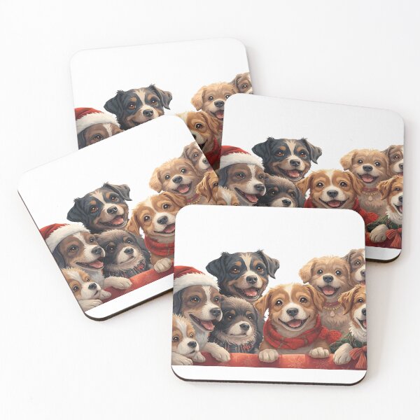 Item preview, Merry Christmas from all of us - dogs  designed and sold by Vivid Creations by CJ.