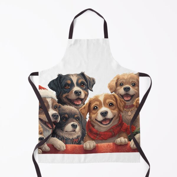 Item preview, Merry Christmas from all of us - dogs designed and sold by Vivid Creations by CJ.