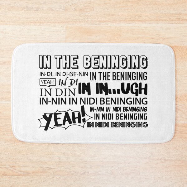 Item preview, IN THE BENINGING (BEGINNING) designed and sold by Obedience Exalted Merchandize.