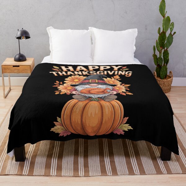 Item preview, Happy Thanksgving Gnome Pumpkin Turkey Day Fall Autumn designed and sold by tabdejinti.