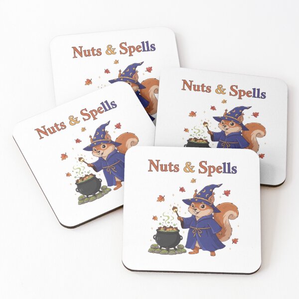Item preview, Nuts & Spells designed and sold by All Things Squirrely.