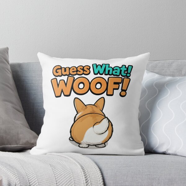 Item preview, Corgi Butt Wiggle Funny Quote designed and sold by Tong4130.