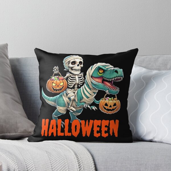 Item preview, Funny Skeleton Riding T-Rex Dinosaur Halloween T-Shirt designed and sold by FestivityFinds.