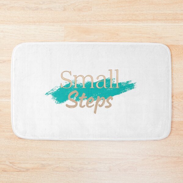 Item preview, Small Steps — Minimal Warm Motivational Quote designed and sold by Happyfreedom.