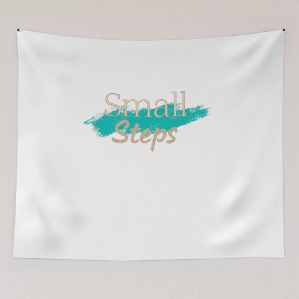 Item preview, Small Steps — Minimal Warm Motivational Quote designed and sold by Happyfreedom.