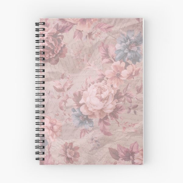 Item preview, Romantic Pink Floral and Love Letters designed and sold by MichalisStudio.
