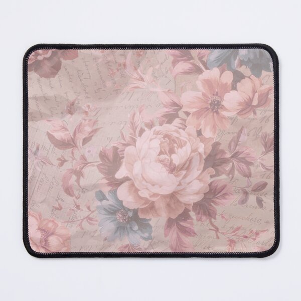 Item preview, Romantic Pink Floral and Love Letters designed and sold by MichalisStudio.