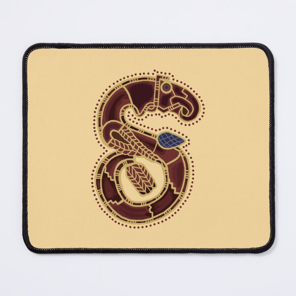 Item preview, Letter S Sutton Hoo Inspired Buff designed and sold by Donnahuntriss.