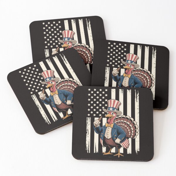 Item preview, Happy Turkey Day Thanksgiving USA Flag Patriotic Funny designed and sold by ticlitule.