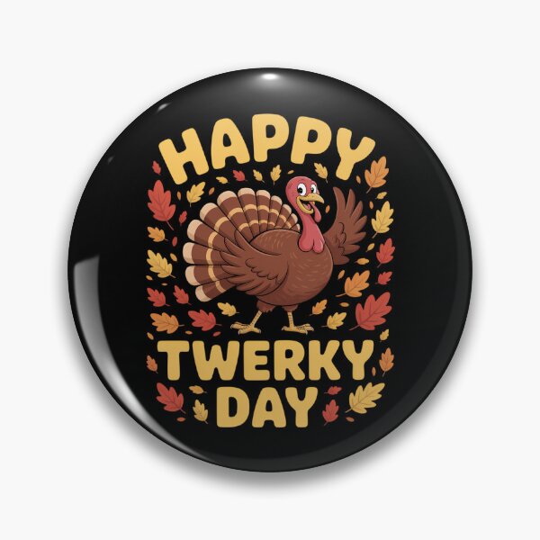 Item preview, Happy Twerky Day Turkey Butt Funny Thanksgiving Twerk Dance designed and sold by ticlitule.
