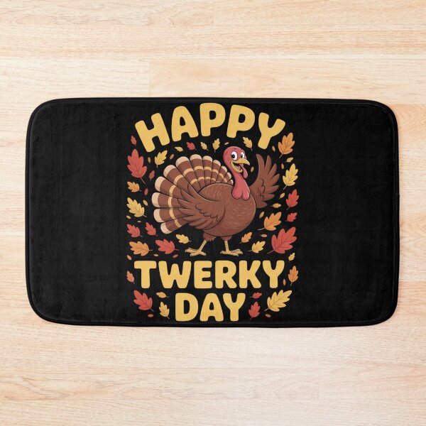 Item preview, Happy Twerky Day Turkey Butt Funny Thanksgiving Twerk Dance designed and sold by ticlitule.